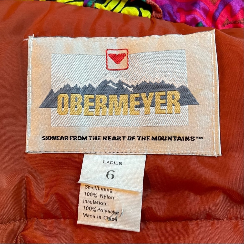 OBERMEYER Vintage 90s Stardust I Ski Puffer - Picture 8 of 10